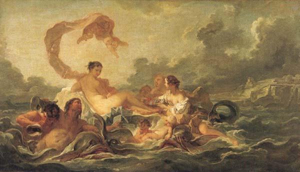 Francois Boucher The Birth of Venus,third quarter of the eighteenth century Sweden oil painting art